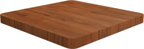 vidaXL sötétbarna kezelt tömör tölgyfa négyzet asztallap 50x50x4cm