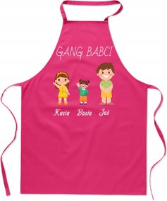 Konyhai kötény Ajándék az unokáktól a nagymama bandájának Név