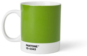 Zöld kerámia bögre 375 ml Green 15-0343 – Pantone