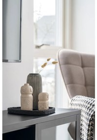 Cement tálca, fekete, 26,5x26x2 cm