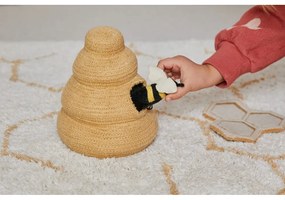 Krémszínű pamut gyerek játszószőnyeg 90x130 cm Pollination – Lorena Canals