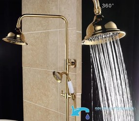 Zuhanypanel EYN NTG87262 falon kívüli szereléshez, 360°-ban forgatható kifolyóval, többféle színkivitelben