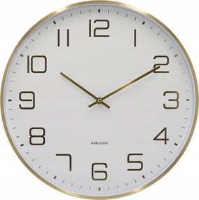 Alumínium Falióra Ø 40 CM Fehér Akkumulátoros Mélység 4,2 CM