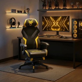 Gaming forgószék fekete/sárga színben. MAXIMO