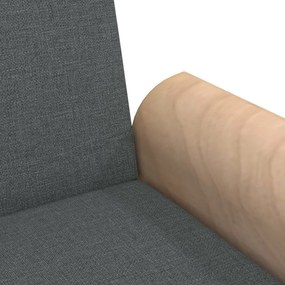 sötétszürke szövet kanapéágy karfákkal