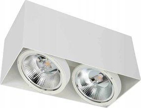 Falra szerelhető lámpatest Plaza 2xGU10 AR111 Fehér