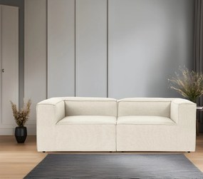 Kétszemélyes kanapé Flora (Ecru). Akció -22%. 1073589