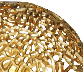 Art Deco állólámpa háromlábú arany - Maro