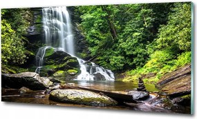 Fotó üvegkép Szélmalmok a mezőn 125x50