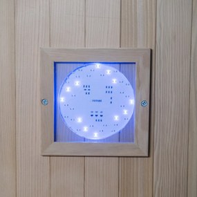 Sauna DeLuxe 2223 Carbon BT, sötétbarna