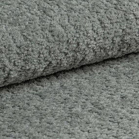 Szürke buklé sarokkanapé (jobb oldali-L alakú) Ariella – Ropez