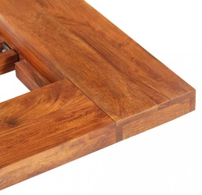 japán stílusú tömör akácfa futon ágykeret 100 x 200 cm