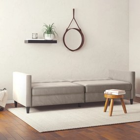 Bézs bársony kanapé 203 cm Hartford – Støraa