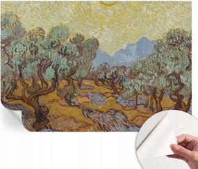 Öntapadós tapéta Fali furnér 3D hatás Olajfák 152x104 cm