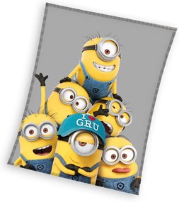 Minyonok Pyramid coral fleece polár takaró 150x200cm