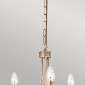 Elstead Lighting CHRISTINA CRT3-SILVER-GOLD Csillár 3x60W/E14