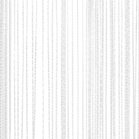 2 db fehér zsinórfüggöny 100 x 250 cm