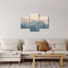 Kép - Türkiz hegység N⁰1 (90x60 cm)
