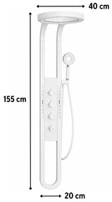 Aquajet hidromasszázs zuhanypanel