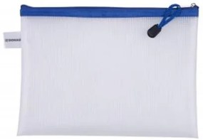 Rendszerező tasak, cipzáras, A5, 243x180 mm, DONAU, kék (D1797101PL10)