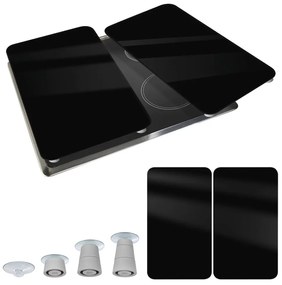 Edzett üveg tűzhely fedőlap szett 2 db-os 30x52 cm Universal – Wenko
