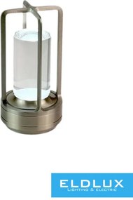 UNIVERSO Tölthető asztali lámpa DC:5V 2000mAh 3w 130lm CCT D90x180mm IP20 Ezüst