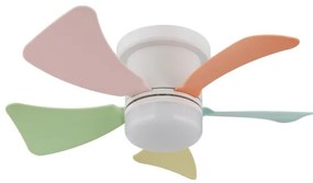 Globo 03609B - LED dimmelhető mennyezeti ventilátor HINES 10W/230V 3000-6500K + távirányító
