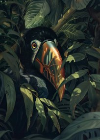 Poszter 25x35cm Rejtett Tukán