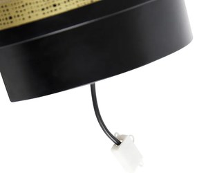 Vintage fali lámpa fekete rézzel 30x25 cm - Kayleigh