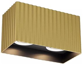 Redo 01-3411 - DELPHI spotlámpa 2xGU10/7W/230V 16,1x8,1 cm arany