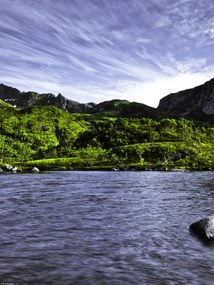 Poszter 30x40cm Hegyvidék a tengerparton 3, Assaf Frank