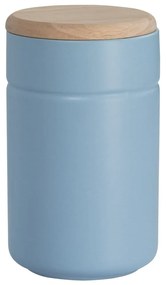 Tint kék porcelán doboz fa fedéllel, 900 ml - Maxwell & Williams