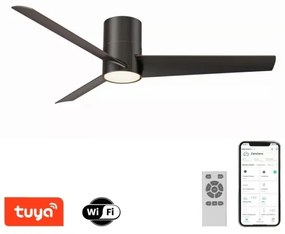 Immax NEO 07135-B-LED Mennyezeti ventilátor FRESH 18W/230V Wi-Fi Tuya fekete + távirányító