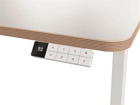 Ülő/álló munkaállomás, elektromos, 140x80 cm, felállás emlékeztetővel, LEITZ Ergo (E67730001)