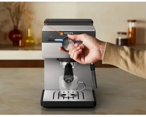 Krups - Karos kávéfőző két csészéhez AUTHENTIC 1450W/230V szürke