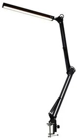 Platinet Flexy asztali lámpa 10 W, 1 kar + klip, fekete