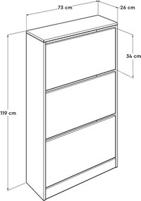 Sven White II cipőtartó, L