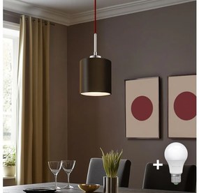 Eglo - LED TUNJA lógólámpa 1xE27/60W/230V barna