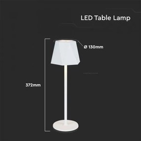 LED Dimmelhető Asztali lámpa tölthető LED/4W/5V 3000-6000K 1800 mAh fehér