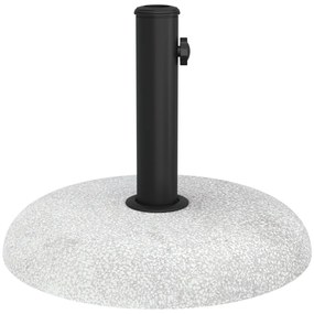 Napernyőalap 37/42/52/58mm oszlopokhoz Világosszürke Beton 20 kg