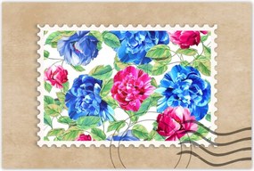 Poszterek 60x40 Színes virágok Virágok