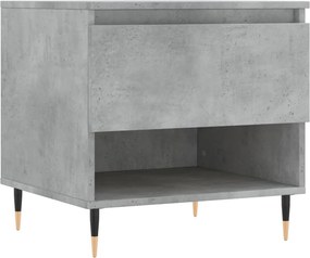 vidaXL betonszürke szerelt fa dohányzóasztal 50 x 46 x 50 cm