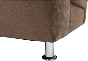 Fotel, barna szövet, SANTIAGO