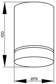 Maytoni C085CL-9W4K-W - LED Spotlámpa ORLO LED/9W/230V CRI 90 4000K fehér