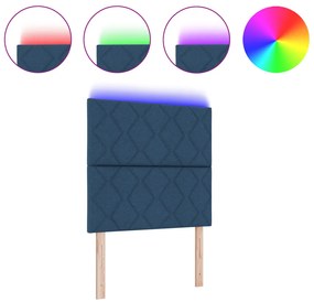 LED Fejtámla Gyémánt Blokk Kialakítás Kék 90 cm Szövet