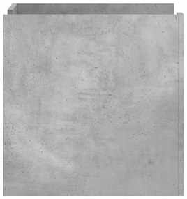 Betonszürke szerelt fa éjjeliszekrény 45 x 50 x 50 cm