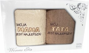 Hímzett törölköző szett 70x140 Anyának És Apának