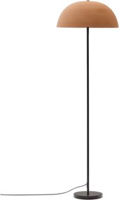 Terrakotta színű állólámpa fém búrával (magasság 140 cm) Nibla – Kave Home