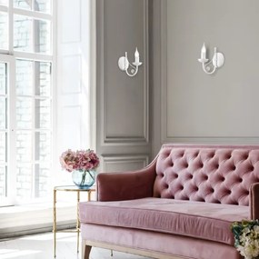 Fali lámpa DONATO 1xE14/40W/230V fehér