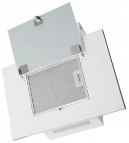 MAAN Vertical-2 50 páraelszívó / szagelszívó - 50 cm - fehér / üveg